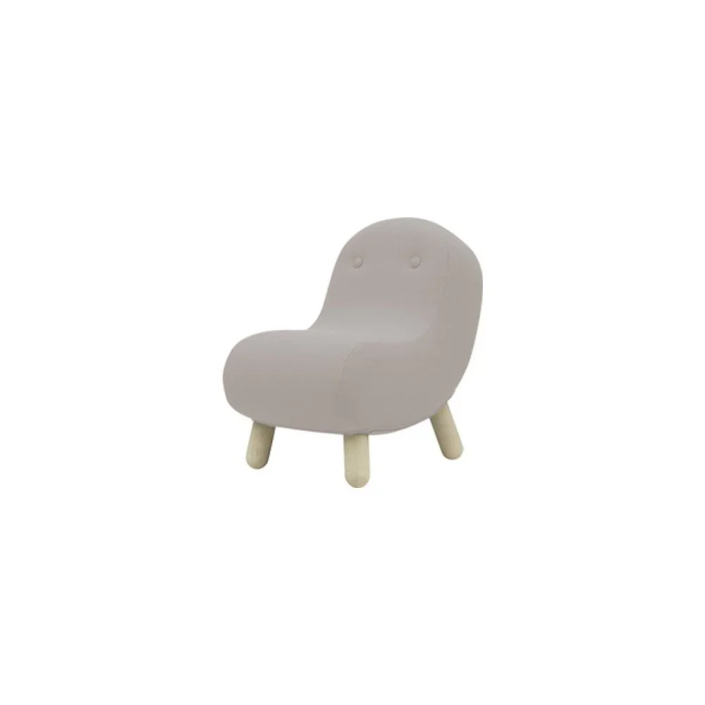 Šedobéžové křeslo Softline Bob Eco Cotton Sand v:1194654