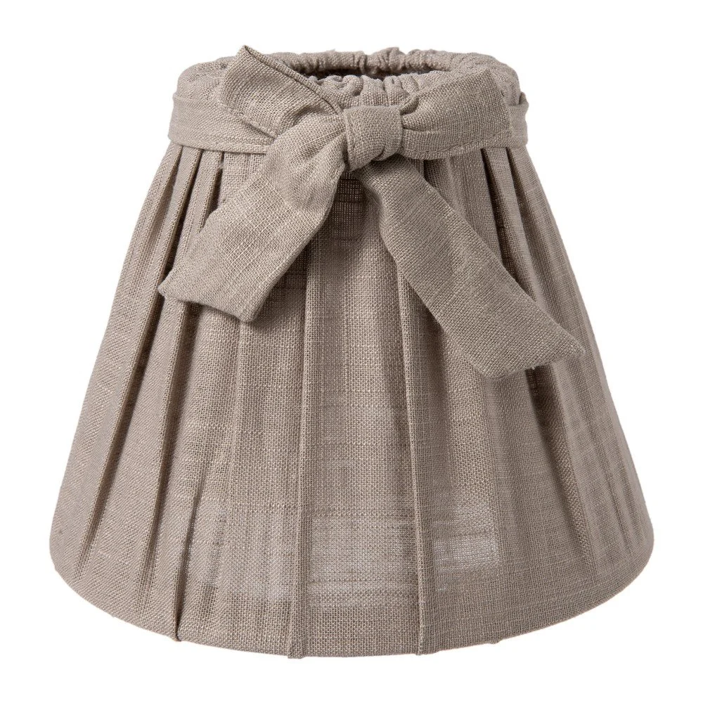 Hnědé stínítko Clayre & Eef Estelle, Ø 17 cm v:892340