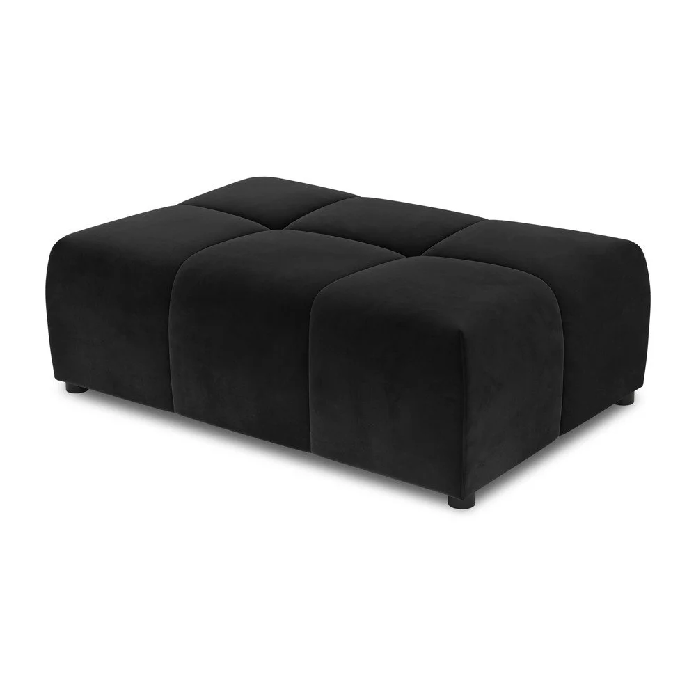 Černý sametový modul pohovky Rome Velvet v:1508198
