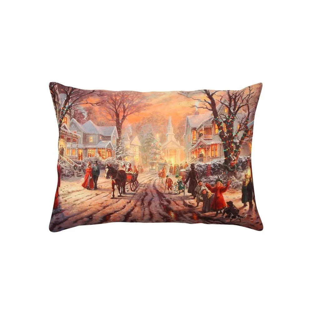 Polštář Xmas View At A City, 33 x 48 cm v:715844