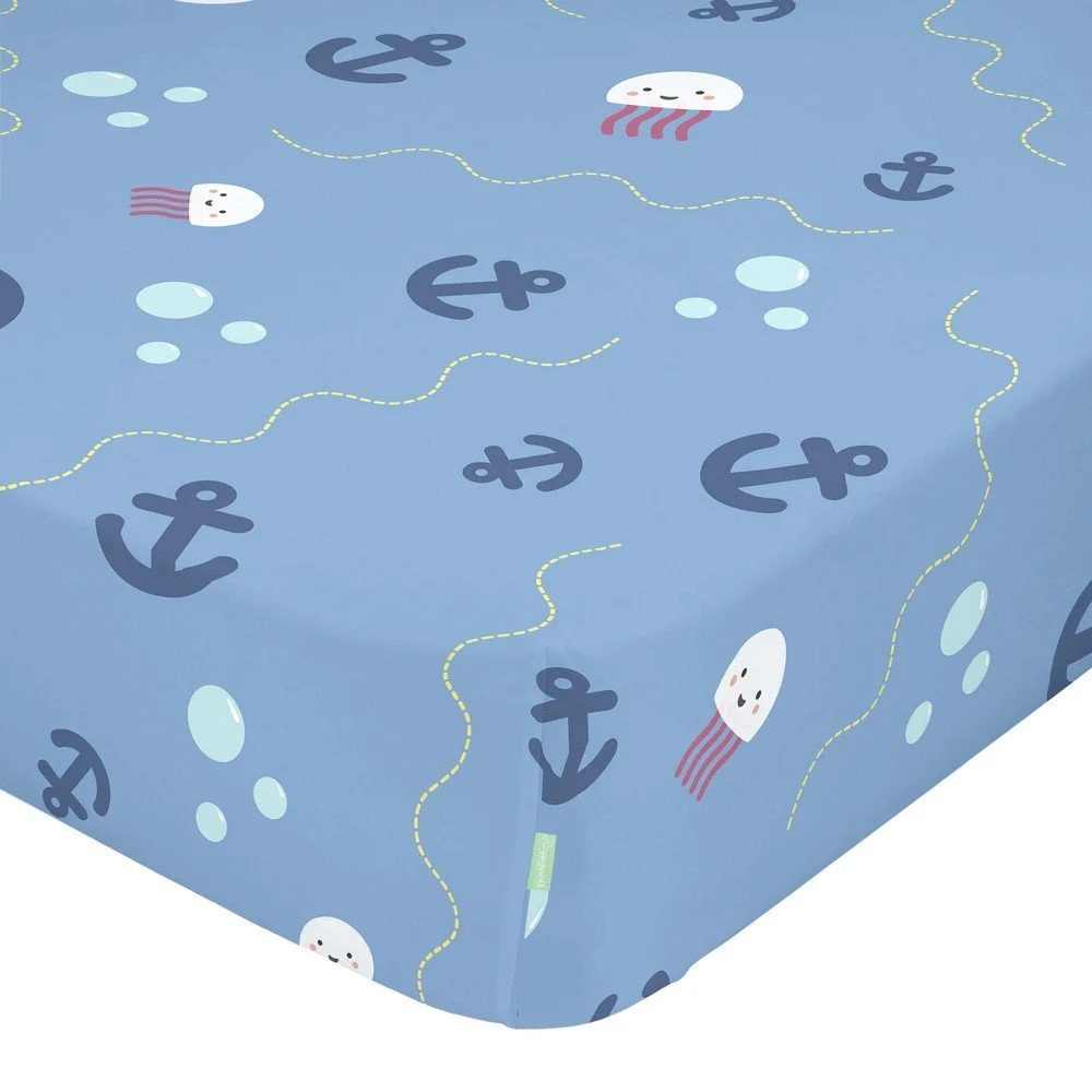 Dětské bavlněné prostěradlo Happynois Yellow Submarine, 200 x 90 cm v:1370247