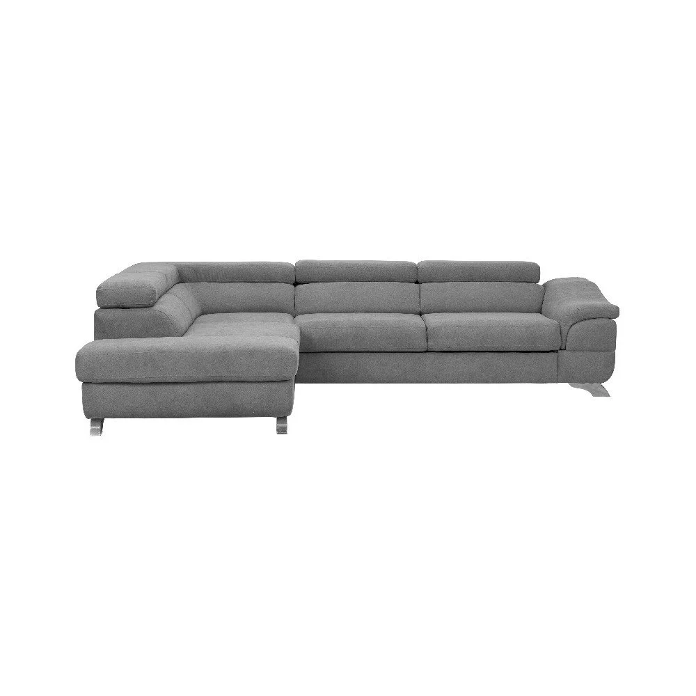 Světle šedá rozkládací rohová pohovka Windsor & Co Sofas Gamma, levý roh v:1071752