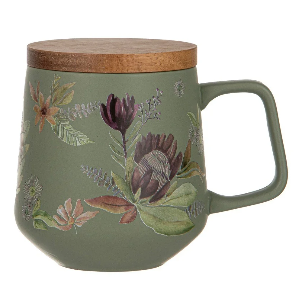 Zelený porcelánový hrnek 430 ml Leura – Ladelle v:1797672