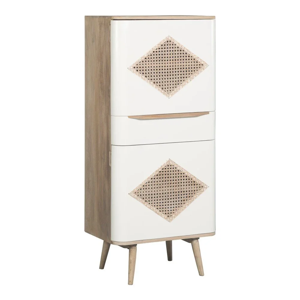 Komoda z masivního mangového dřeva Woodjam Retro Cane Column v:925782