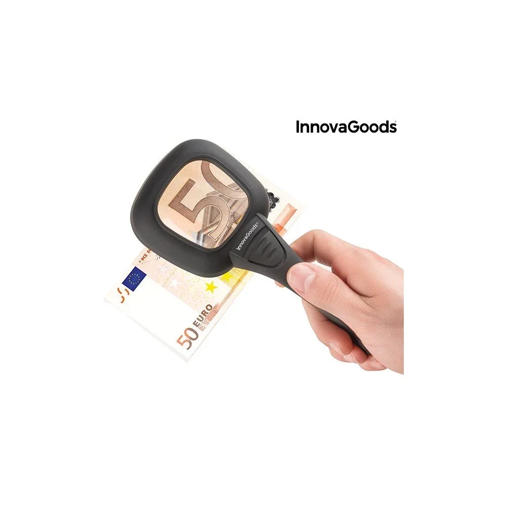 Zvětšující lupa s ultrafialovým a LED světlem InnovaGoods v:1331292