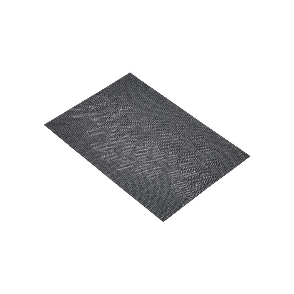 Tmavě šedé prostírání Kitchen Craft Woven Leaves v:797344