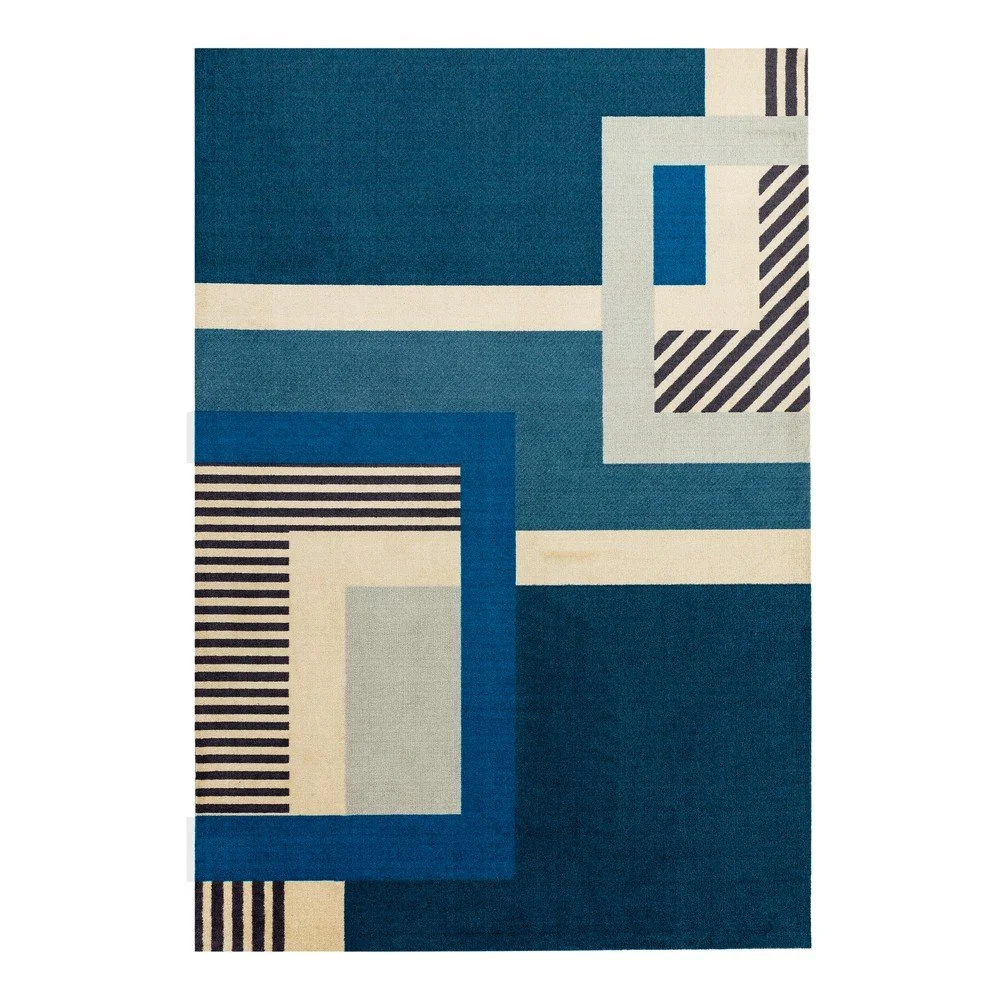Modrý koberec Asiatic Carpets Riley Gerro, 160 x 240 cm v:1334658