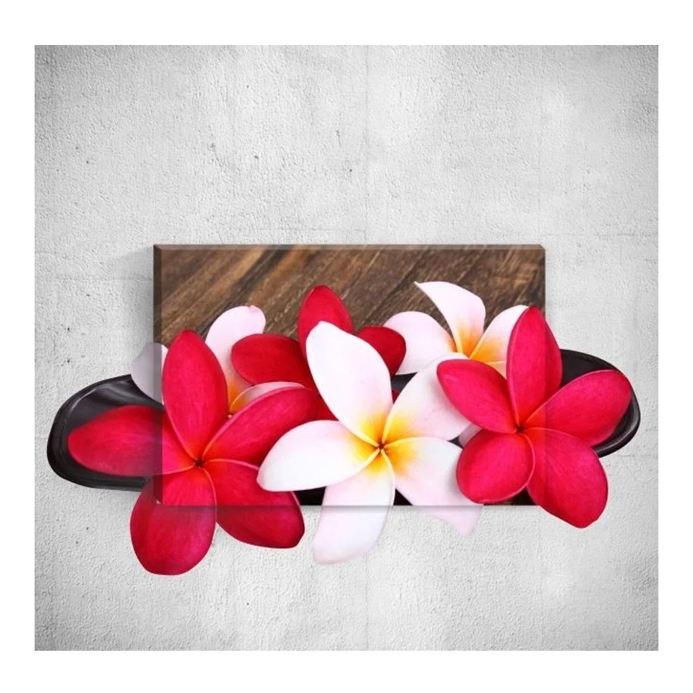 Nástěnný 3D obraz Mosticx Three Flowers, 40 x 60 cm v:1091108