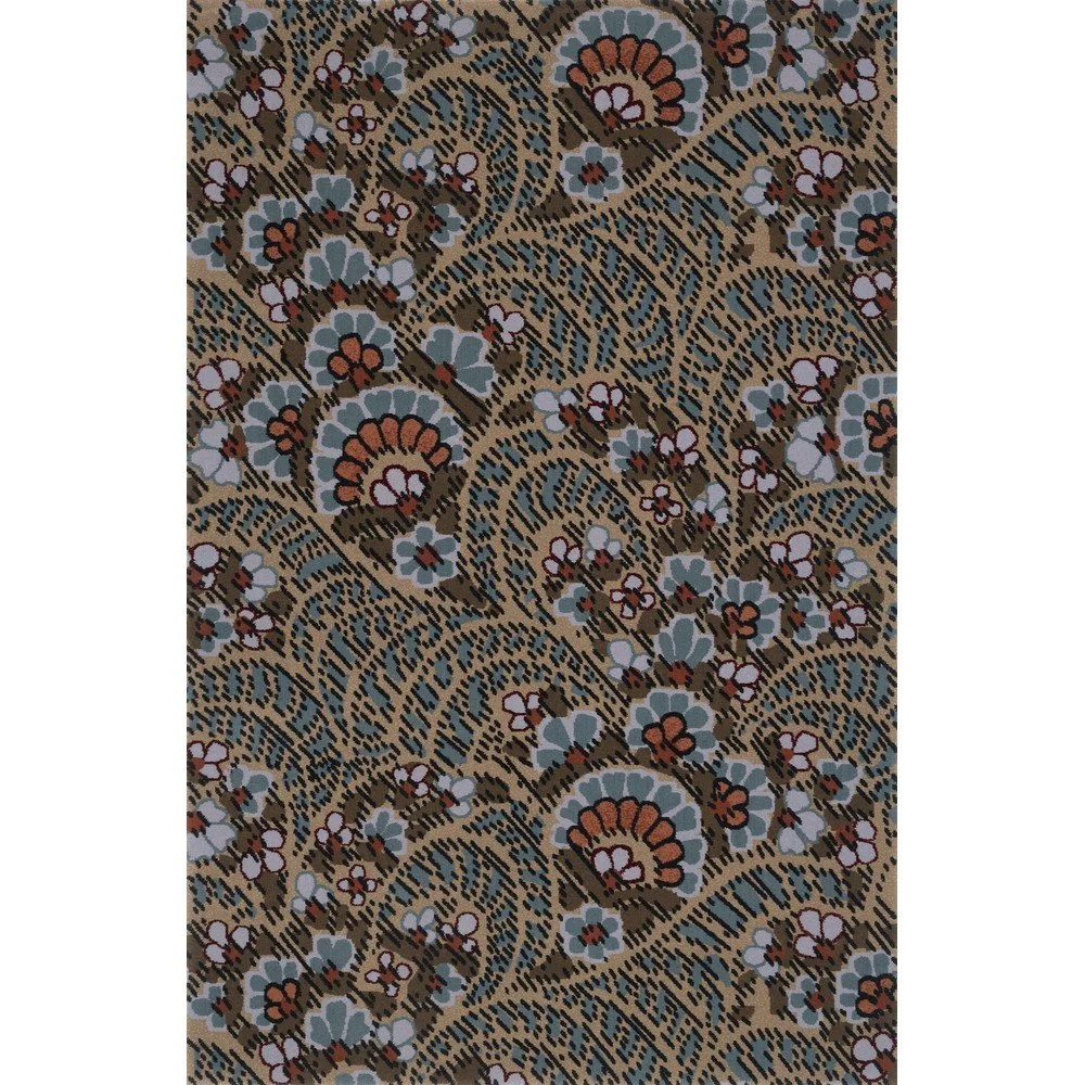 Hnědý vlněný koberec 300x400 cm Paisley – Agnella v:1638832
