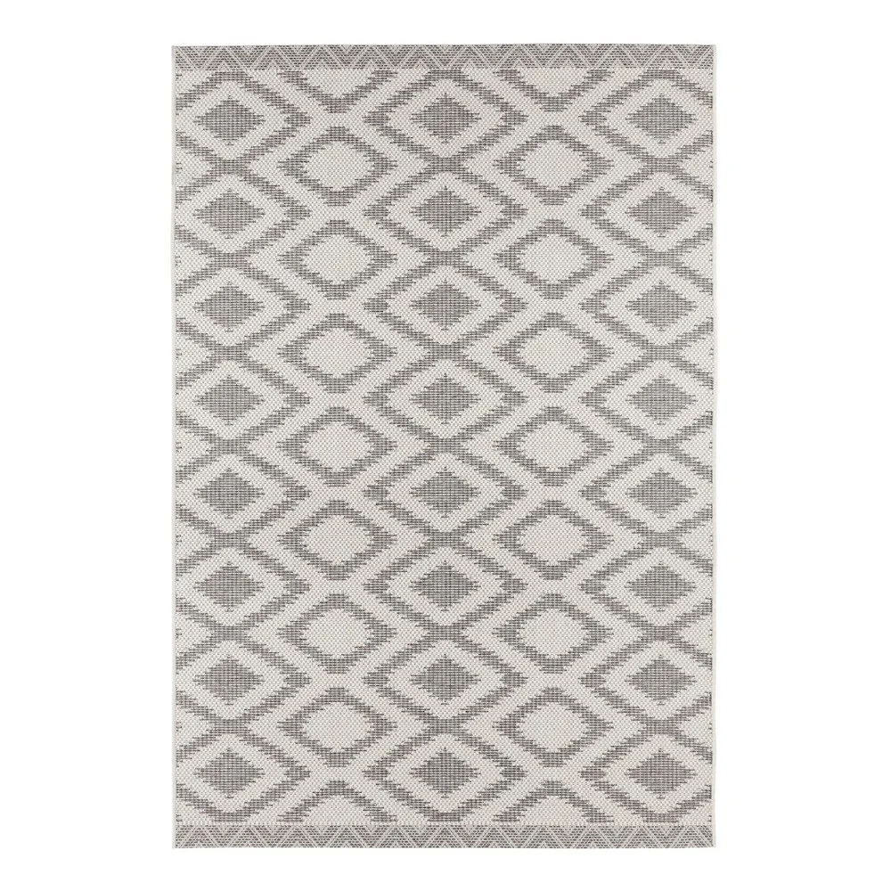 Šedo-krémový venkovní koberec NORTHRUGS Isle, 160 x 230 cm v:1032002