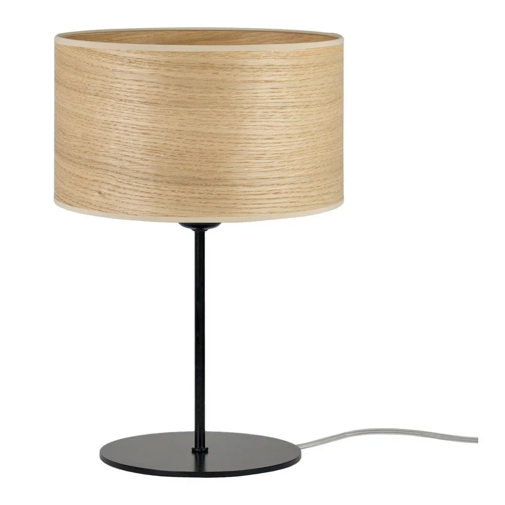 Béžová stolní lampa z přírodní dýhy Sotto Luce Tsuri S, ⌀ 25 cm v:1379091