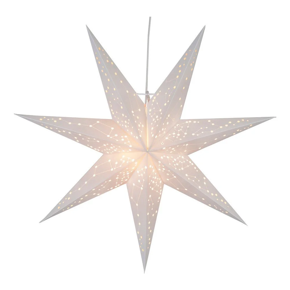 Bílá svítící hvězda Best Season Paperstar Galaxy, 60 cm v:936138