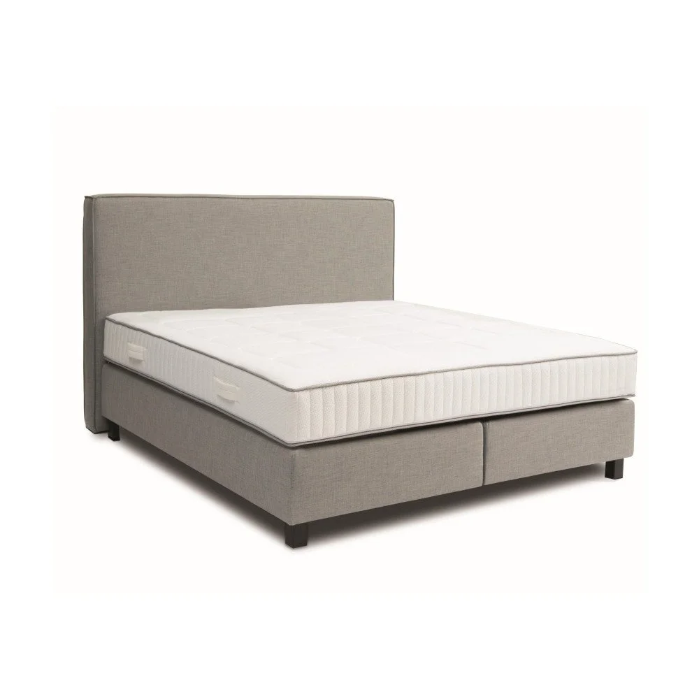 Světle šedá boxspring postel Revor Milano, 140 x 200 cm v:756092