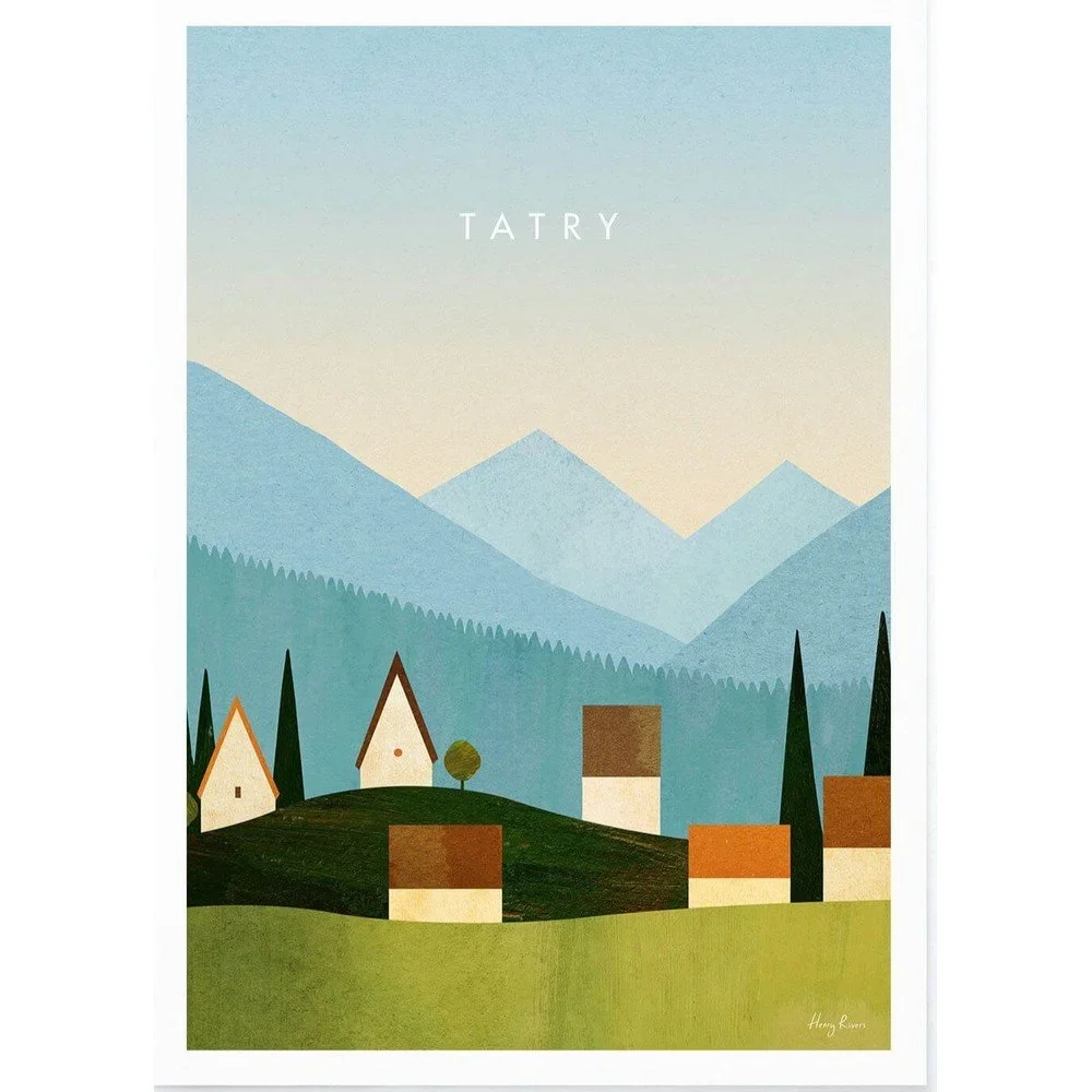 Plakát 50x70 cm Tatry – Travelposter v:1549380