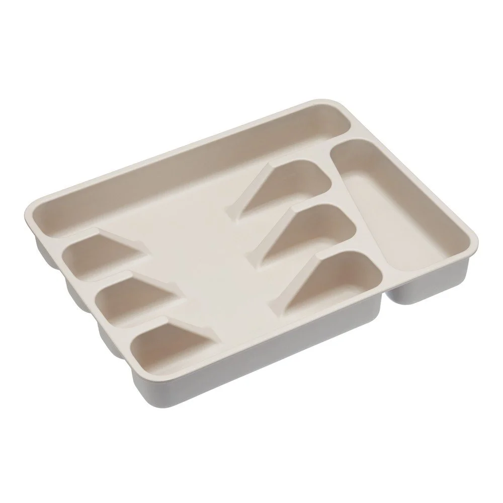 Béžový bambusový organizér na příbory Kitchen Craft Natural Elements v:1444990