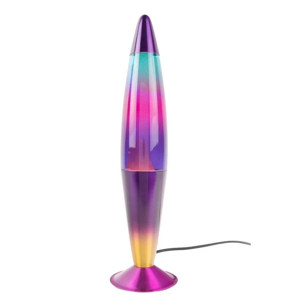 Fialová skleněná lávová lampa Rainbow Rocket Lava – Leitmotiv v:1913864