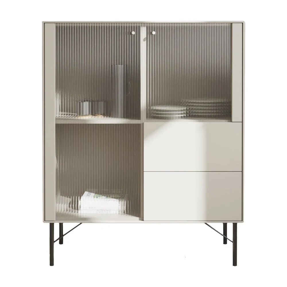 Světle šedá vitrína 91x111 cm Edge by Hammel – Hammel Furniture v:1583184