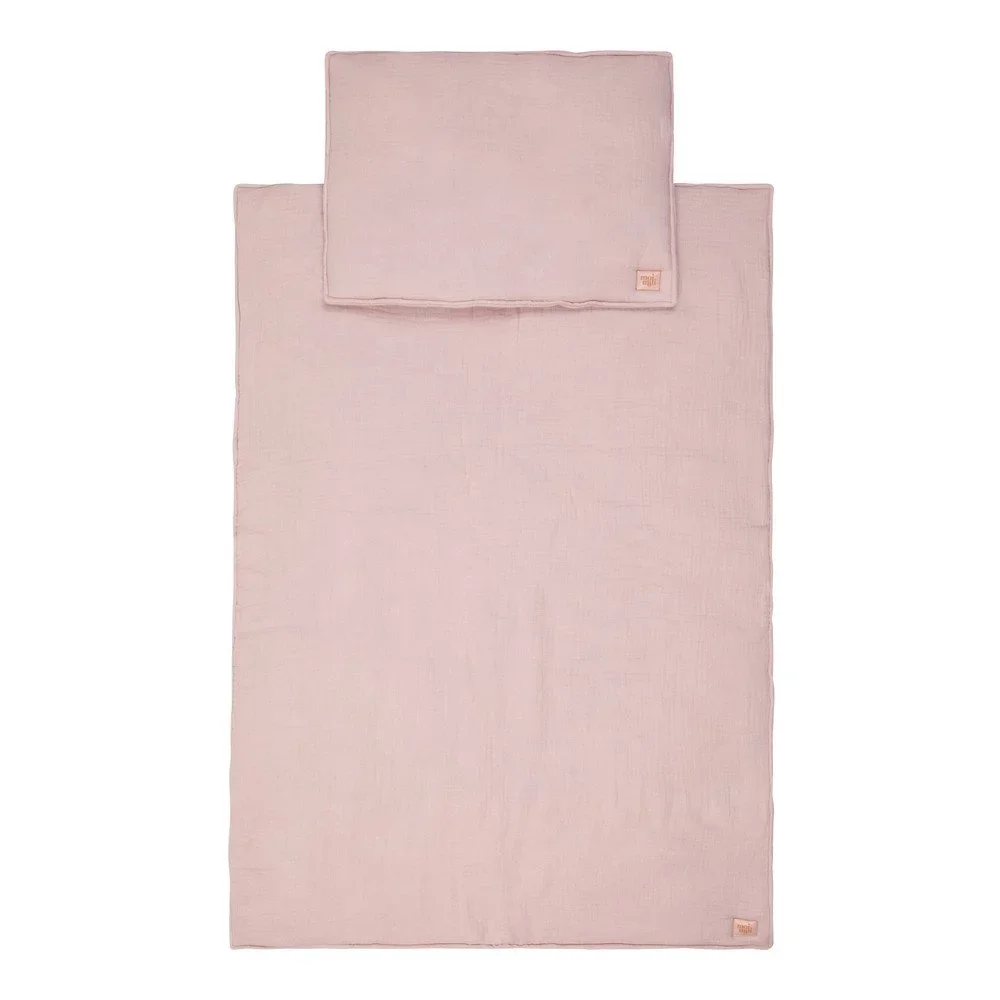 Růžová mušelínová souprava do postýlky Baby Pink v:1464562
