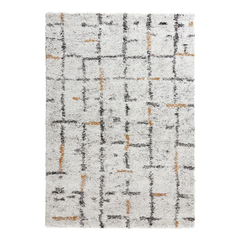 Krémový koberec Mint Rugs Grid, 120 x 170 cm v:1242522